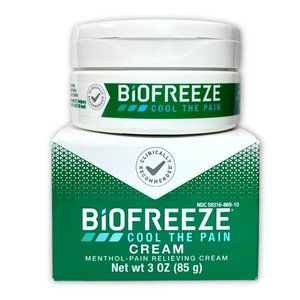 Biofreeze—Cool The Pain—10% Menthol Cold Therapy Pain Relief Cream (3oz)